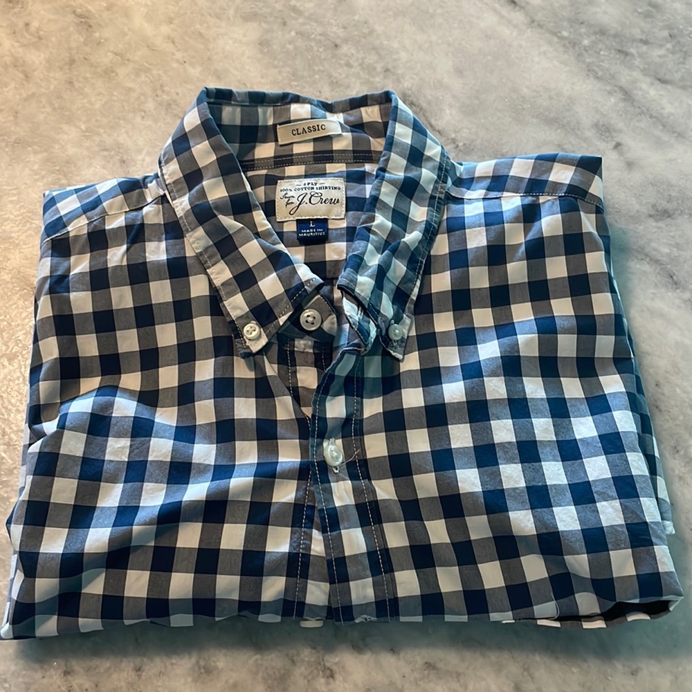 j crew classic button down